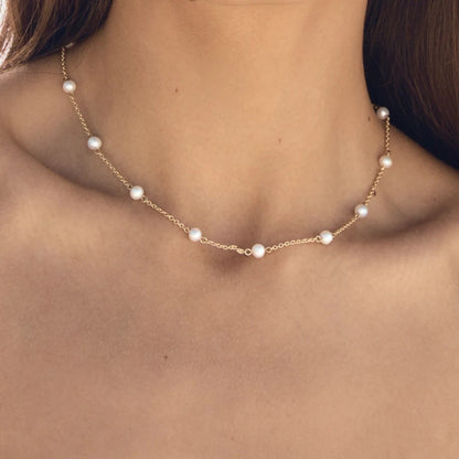 Collier perles d'eau douce Isle