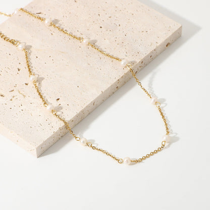 Collier perles d'eau douce Isle
