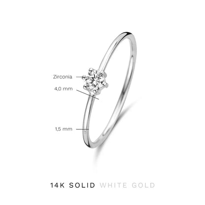 Bague Abella Maris | Or Blanc