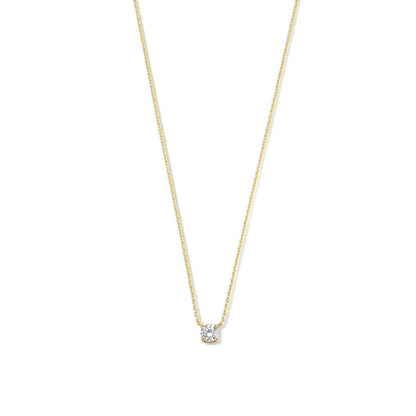 Collier à Pierre Clea | Or Blanc