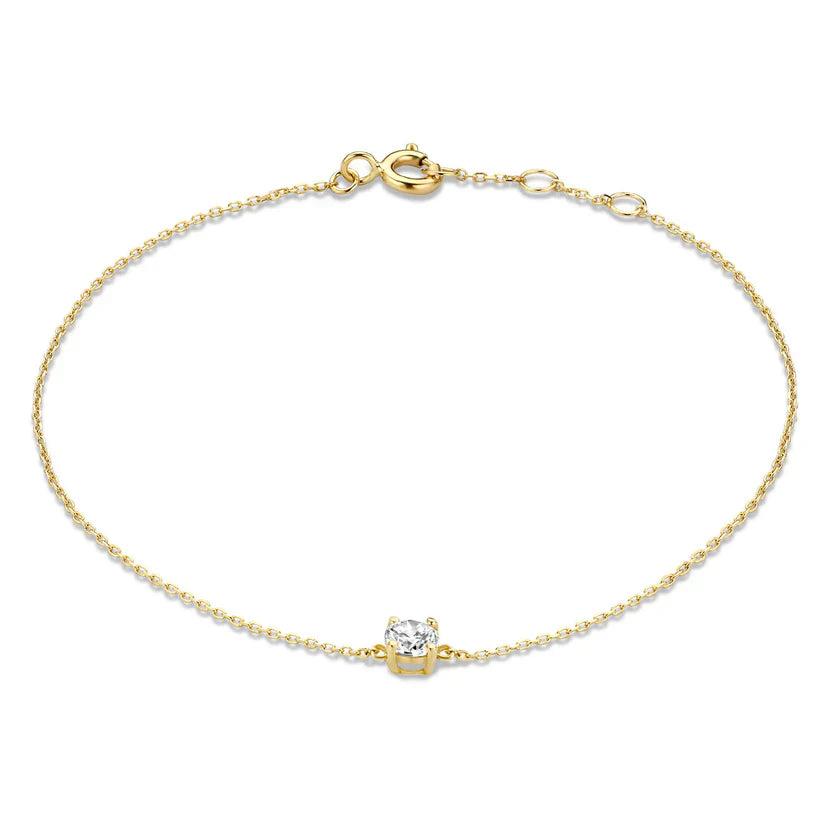 Bracelet à Pierre Cléa | Or Blanc