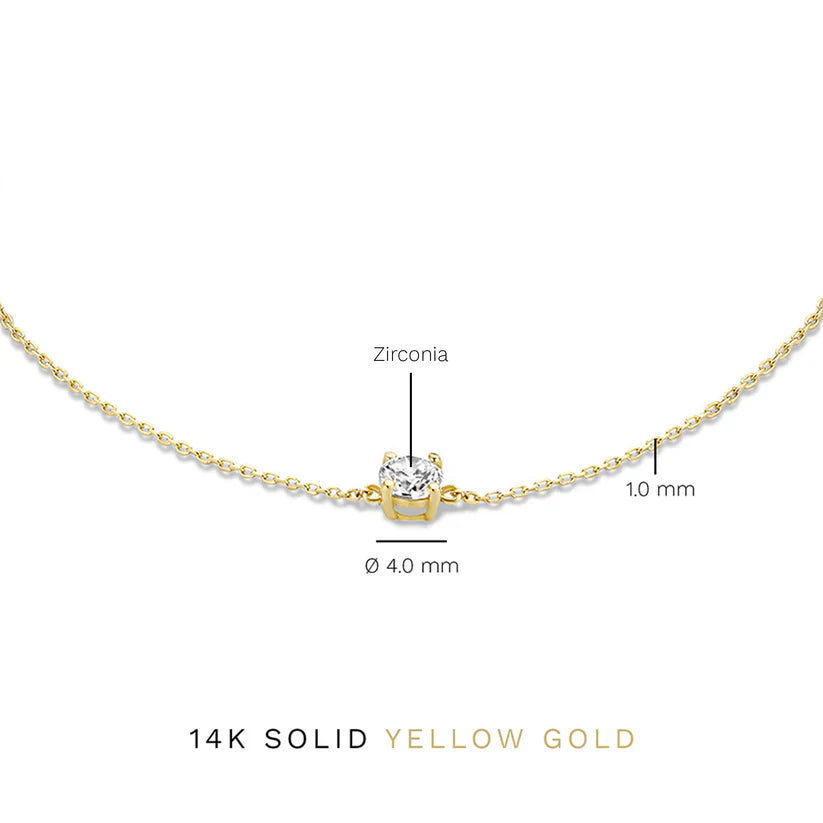 Bracelet à Pierre Cléa | Or Blanc