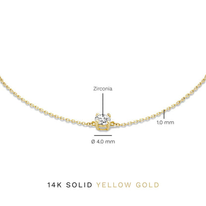 Bracelet à Pierre Cléa | Or Blanc