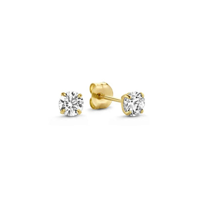 Ensemble de Boucles d'oreilles à Pierre Larmes de Lune | Or Blanc