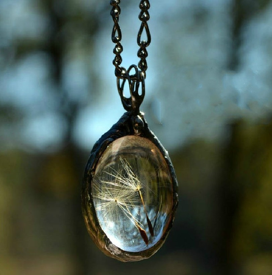 Collier Verre Vintage