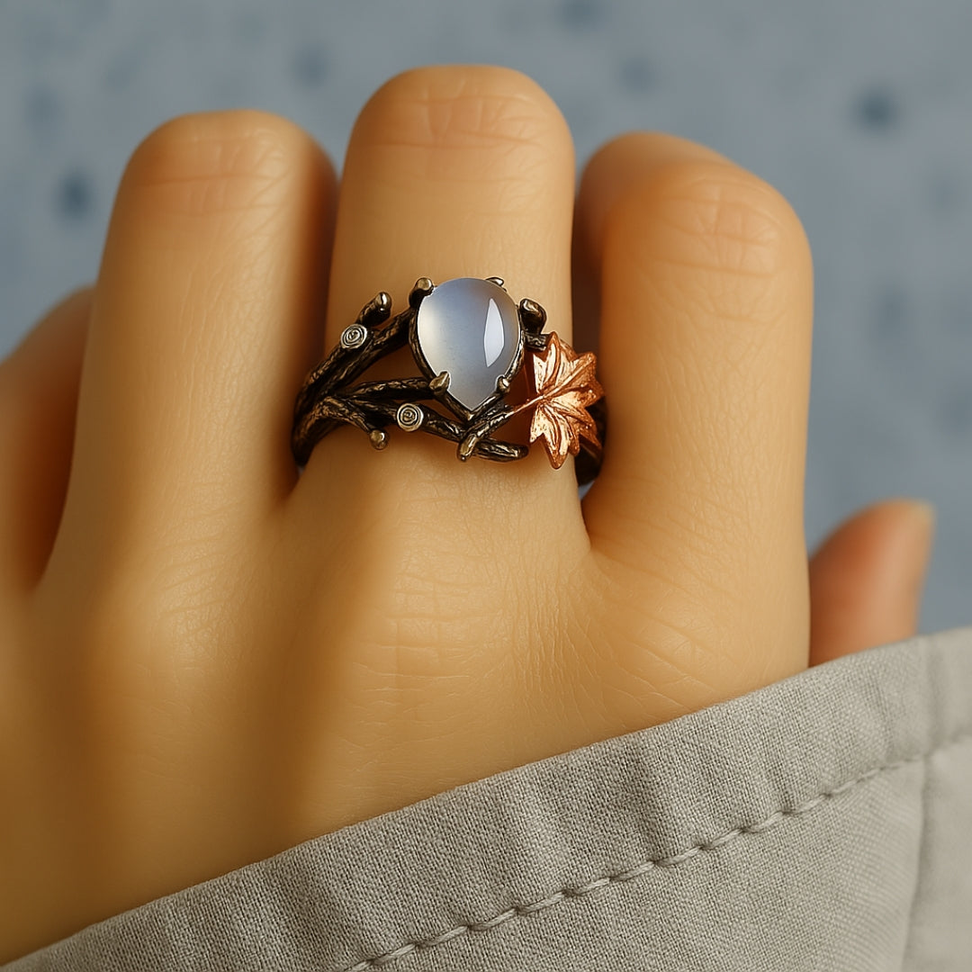 Bague Pierre de Lune Nature