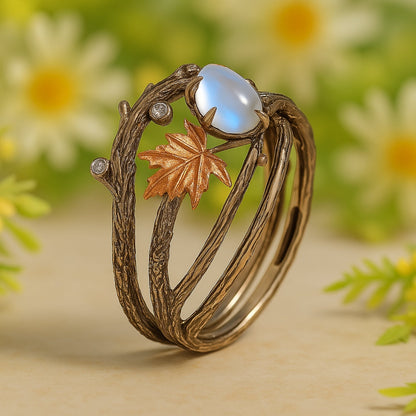 Bague Pierre de Lune Nature