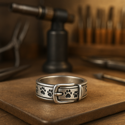 Bague Collier Chien Inspirée Mignonne et Style