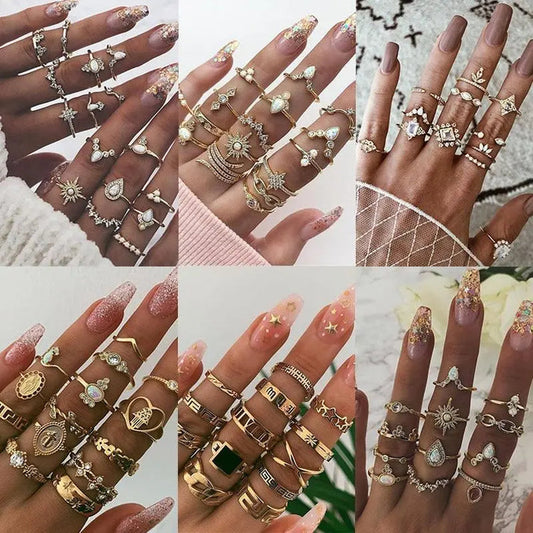 Pack premium unique de 8 à 12 bagues