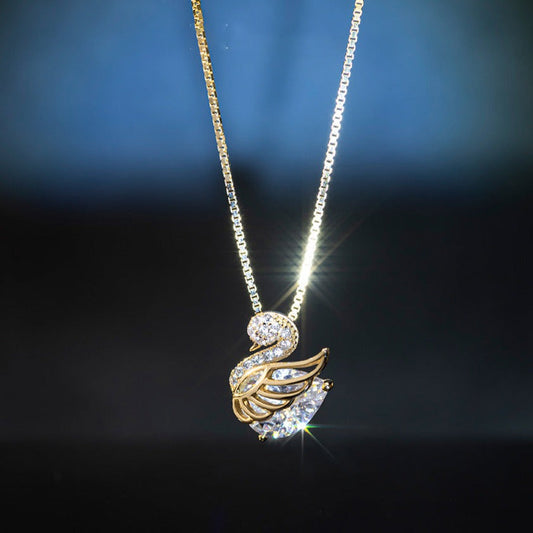 Collier Cygne de Cristal