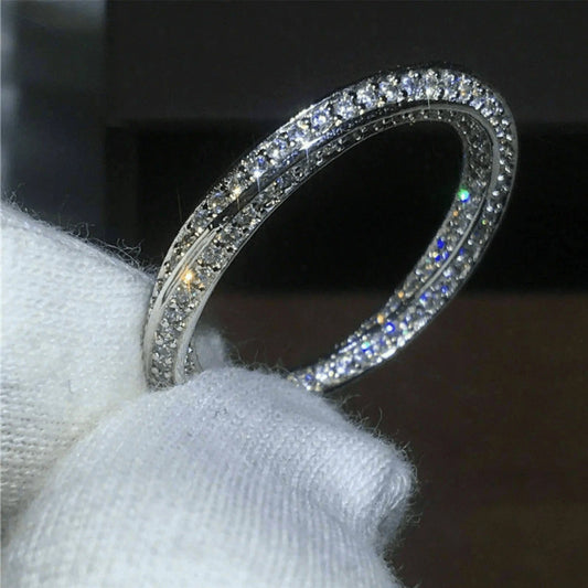 Bague bande tressée Julianne