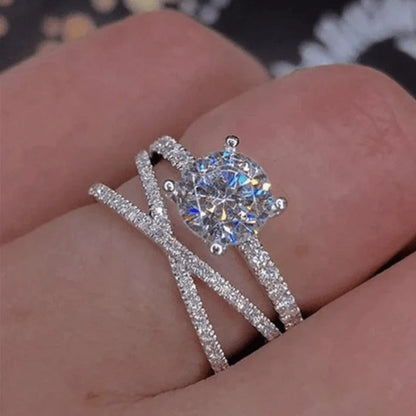 Bague demoiselle entrelacée