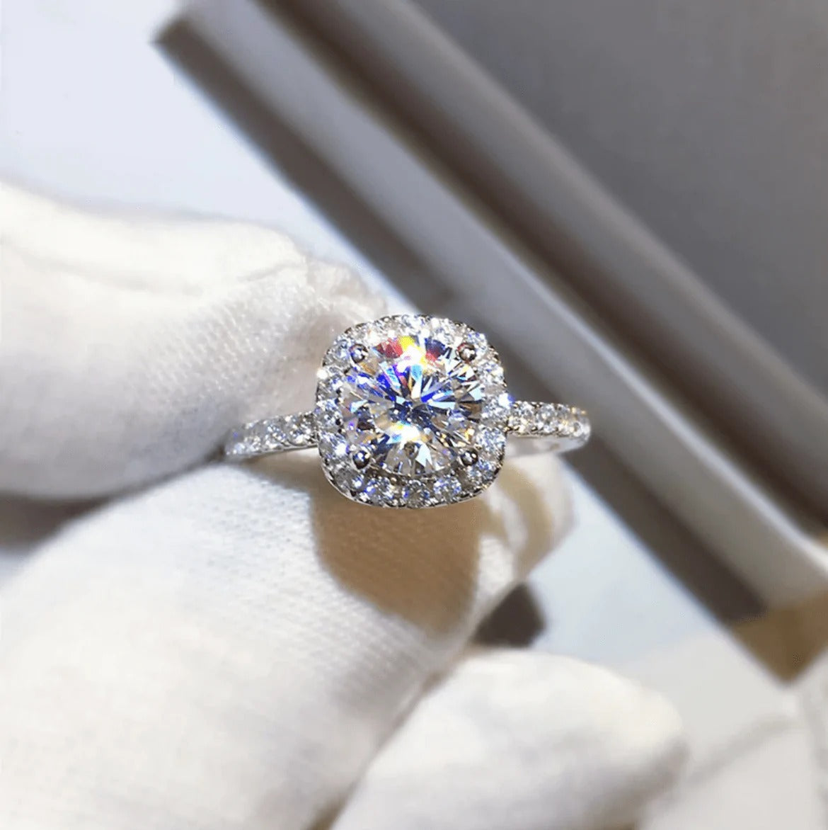 Bague bande brillante Oleana