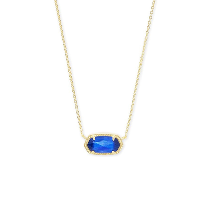 Collier classique ovale en saphir | Or