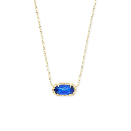 Collier classique ovale en saphir | Or