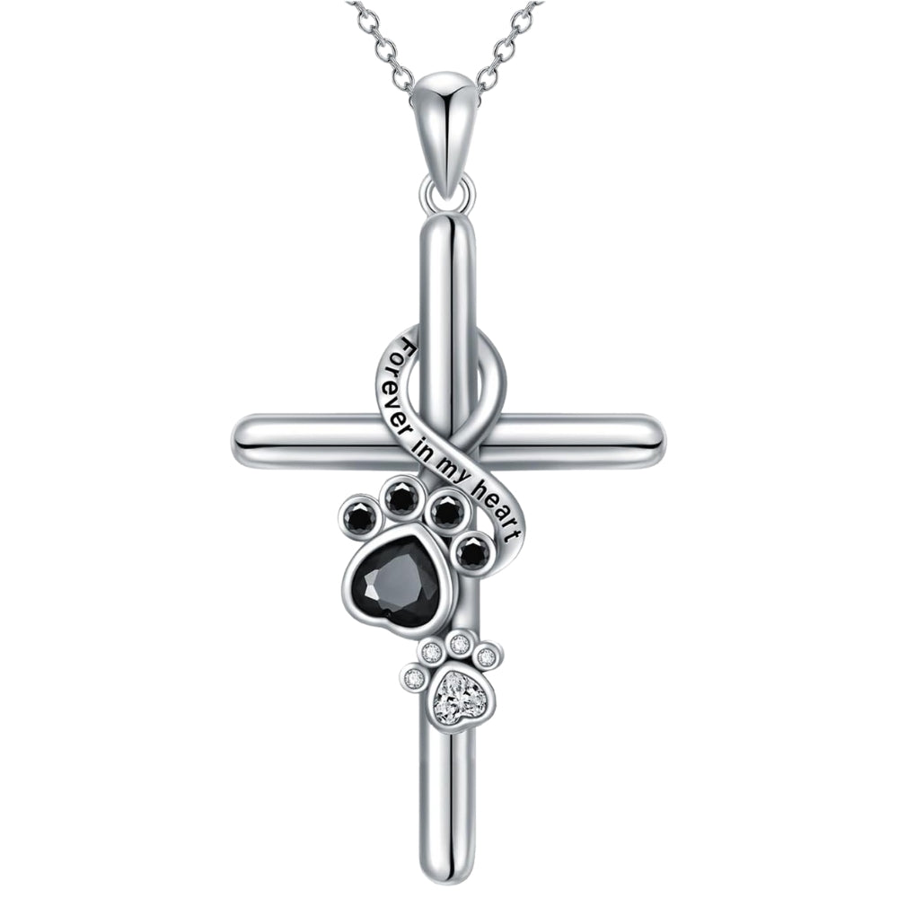 Collier Patte et Croix en Argent Sterling 925