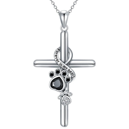 Collier Patte et Croix en Argent Sterling 925